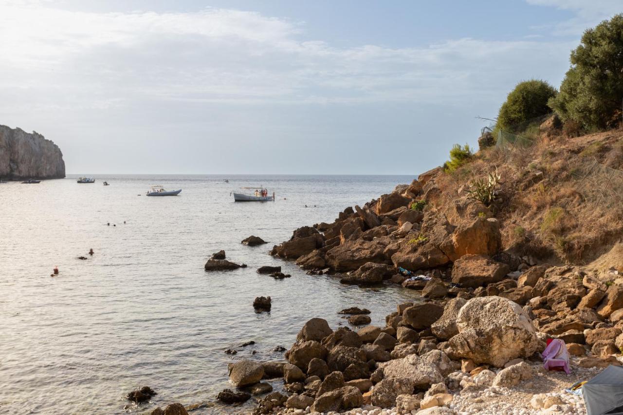 Vila Casa Vista Mare Tra Gli Ulivi Terrasini Exteriér fotografie