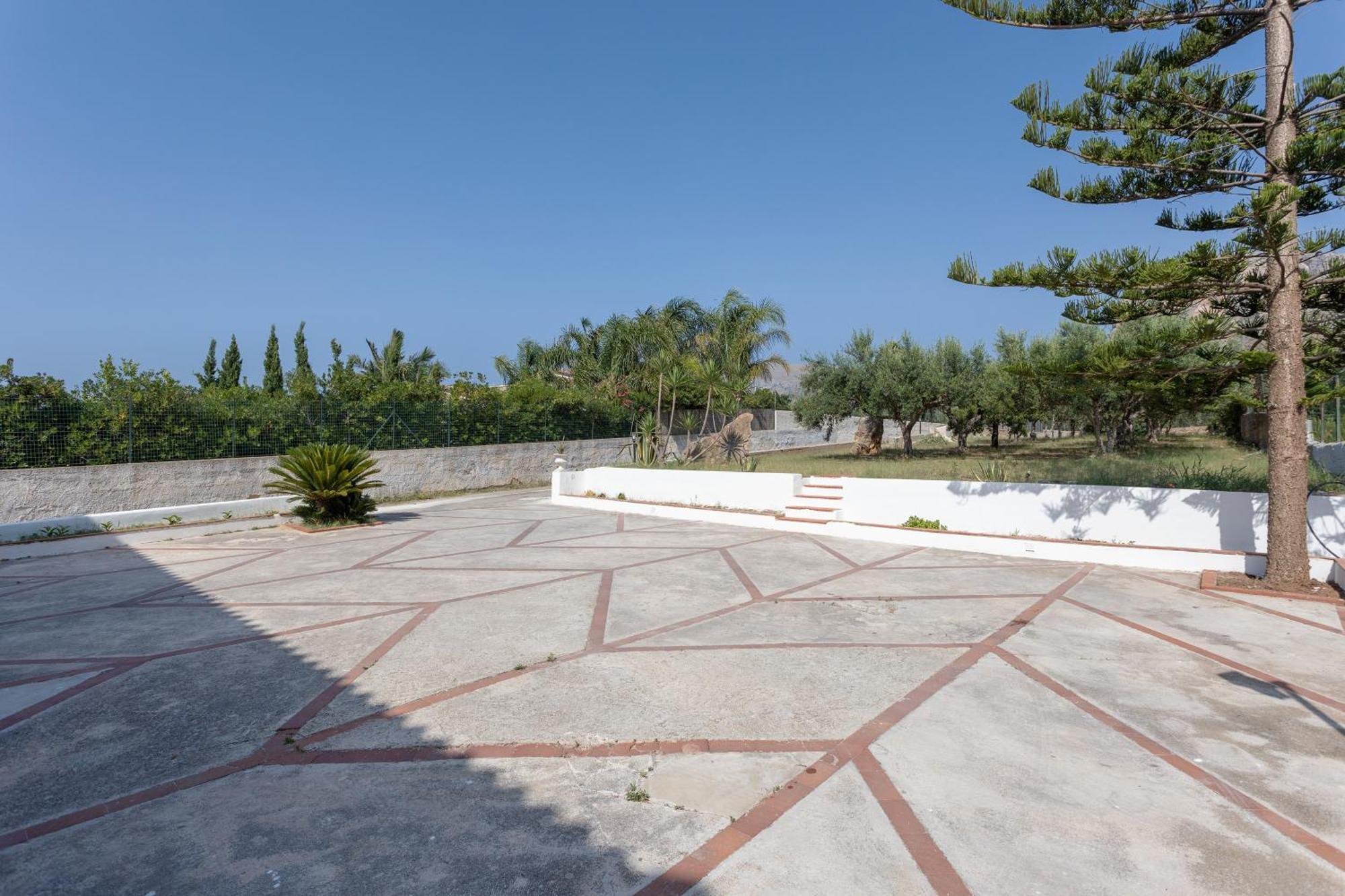 Vila Casa Vista Mare Tra Gli Ulivi Terrasini Exteriér fotografie