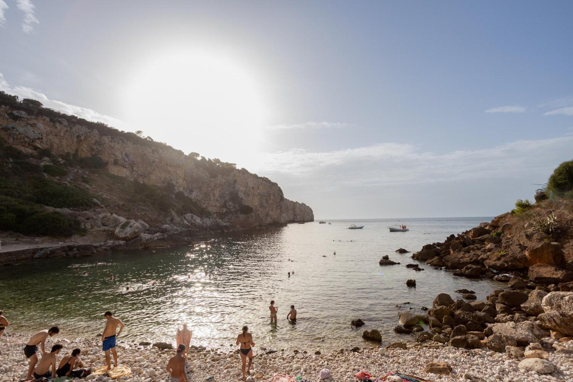 Vila Casa Vista Mare Tra Gli Ulivi Terrasini Exteriér fotografie