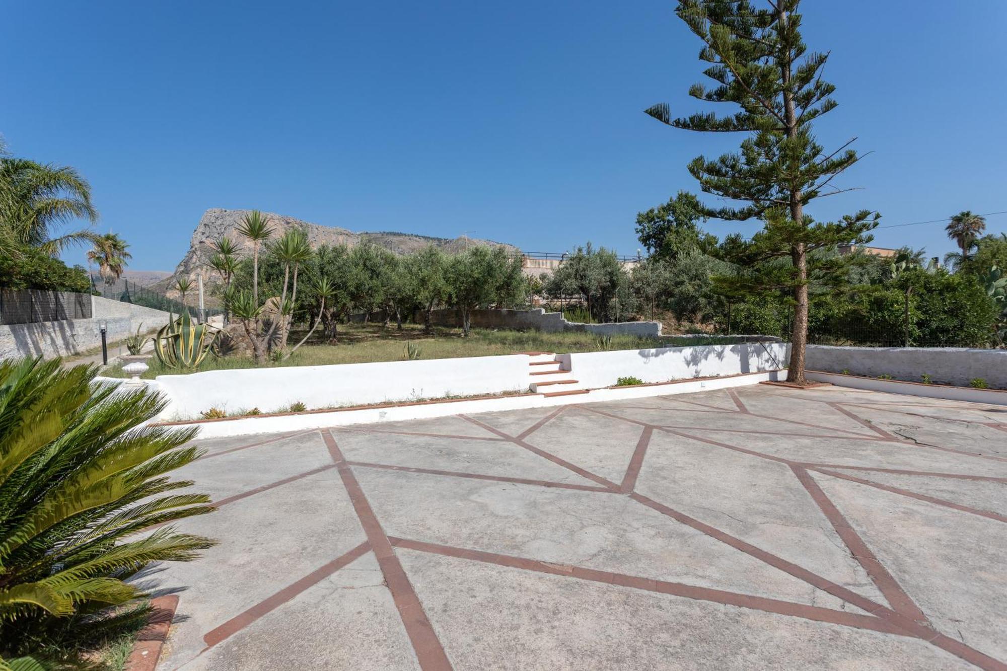 Vila Casa Vista Mare Tra Gli Ulivi Terrasini Exteriér fotografie